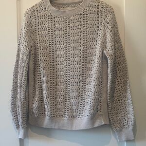 Brochu Walker Textured Knit Sweater in Cream